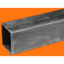Tube carré en acier - 100x100mm et 4mm d'épaisseur - Longueur de 1M80 (180cm).