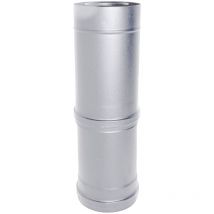 Tube coaxial de fumee inox element telescopique d. 80/125 550/940 mm Poele a pellets ce Fabrique en Italie