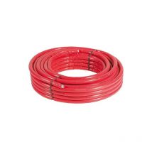 Comisa - Tube composite en métal en rouleaux 26x3mm avec Isolation en rouge 6mm, Cond. 50m