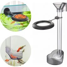 Tube d'alimentation Assemblé, Tube d'alimentation pour Aquarium, Deux Positions d'alimentation pour Les Poissons SupéRieurs Et InféRieurs (21-37cm)