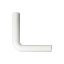 Banyo - Tube de chasse d'eau coude h 650 x l 350 mm blanc