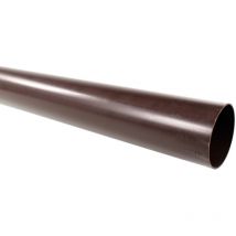 Tube de descente gouttière 25 - Ø80 marron 4m First Plast