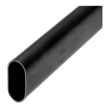 Tubo per appendere 30x15 mm, 1 metro, acciaio nero