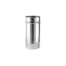 Tube de raccordement - longueur 0,33M - modèle tyral - inox 304 - Ø139 Joncoux