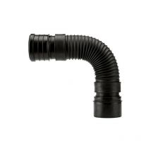 Sanit - Tube de raccordement wc pe flexible droit, dn 90 / dn 100 3 crans, réglable