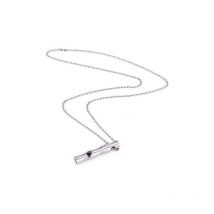 Tube de sifflet de Survie en Plein air Le Plus Fort Signal de Survie d'urgence siffle sifflet de sécurité en Alliage d'aluminium Portable pour la