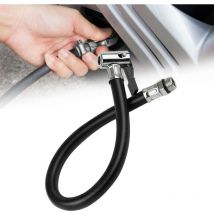 Basetbl - Tube d'extension de Gonfleur de Pneu, Pneus de Voiture Tuyau de Remplacement, Tuyau Pompe Gonflage Pneu, Vélo Compresseurs d'air Pompes à