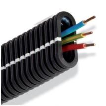 Courant - gaine facilofil 100 3G1.5 bnv/j HO7VU sta forme plate pour les zones difficiles 59024004
