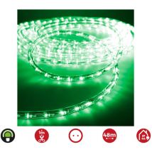 EDM - tube flexiled led 2 voies fixes 30 leds/m 48m vert
