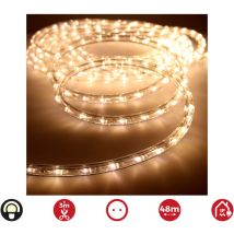 Tube flexiled led 2 voies multifonction 36 leds/m blanc chaud ip44 ( usage int. ext.) EDM 48m euro/m
