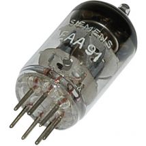 Siemens eaa/eb 91 = 6 al 5 Tube électronique Diode double 420 v 9 mA Nombre de pôles: 7 Culot: miniature Contenu 1 pc(s