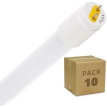 Ledkia - Tube led Crystal T8 150 cm Connexion Latérale 22W 140lm/W (Pack 10 un) 3000K Blanc chaud Non