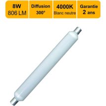 Arcotec - Tube led linolite salle de bain S19 8W (Equiv. 50W) 806LM 4000K - garantie 5ans