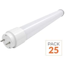 Silamp - Tube Néon led T8 120cm 12W (Pack de 25) - Blanc Chaud 2300K - 3500K