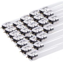 Tube Néon LED T8 60cm 9W Haut rendement (Pack de 25) - Blanc Froid 6000K - 8000K - SILAMP