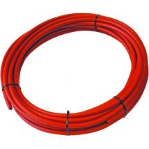 Couronne de tube per Ø20 nu rouge - longueur 25m