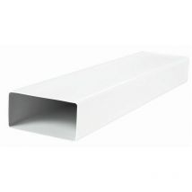 Tube plat 0,5 m pour conduit ventilation dimensions extérieures: 204 x 60 mm