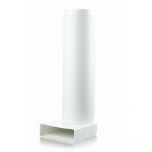 Blauberg - Tube plat 150 mm pour conduit de ventilation chicane avec tube