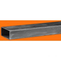 Deco Fer Forge - Tube rectangle en acier - 100x50mm et 3mm d'épaisseur - Longueur de 1M50 (150cm).