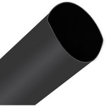 Tube thermorétractable 80mm 125o Noir 1m Hft76.2/1m-bk
