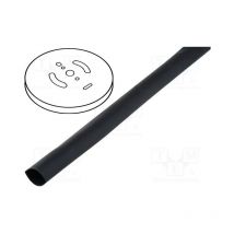 Tube thermorétractable 3,2mm Bobine noire 150m Hft3.2/150m/bk