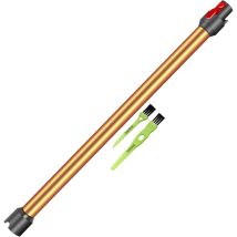 Tube Télescopique Tige Rigide Rallonge compatible pour Dyson V11 V10 V15 V8 V7 Longueur 73 CM Tube À Dégagement Rapide Orange