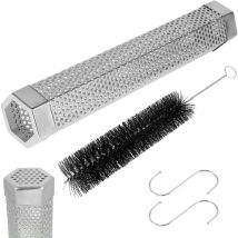 Tubes à Billes Tuyaux de fumée granulés en Acier Inoxydable barbecue tuyaux de fumée résistant à la Chaleur générateur de tuyaux de fumée pour Les