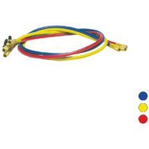 Tubi flessibili 1500 mm attacchi in linea con valvola a sfera 5/16' Giallo Marie