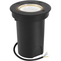 Tubiaz 1x 3W Lumières enterrées Pivotant lampe de paysage enterré à LED Blanc neutre - Noir Boîtier, éclairage extérieur