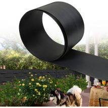 Bandes d'intimité en PVC,10 pcs Brise-Vue en pvc Pare-Vent Anthracite 2,5m x 19cm pour Clôtures à Double Barreaux Fil pour Jardin Balcon - Tubiaz