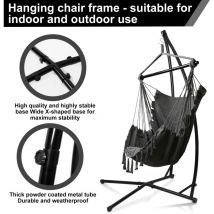 Tubiaz - Cadre de fauteuil suspendu suspendue support de siège suspendu jusqu'à 150 kg en métal