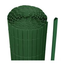 Canisse en pvc, Paravent de Jardin, Piscines, Palissade en pvc Résistant aux uv Vert 100 x 500cm - Tubiaz