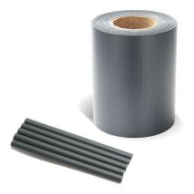 Tubiaz Écran d'intimité de jardin Résistant aux intempéries Pare-vue Clôture Jardin 3pcs PVC Anthracite 70mx19cm