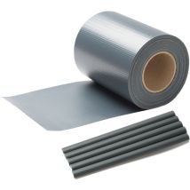 Cran d'intimité de jardin Résistant aux intempéries Pare-vue Clôture Jardin pvc Anthracite 50mx19cm - Tubiaz