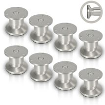 Lot de 8 Pieds de meubles Pieds Réglables Alliage d'aluminium 150 mm De Hauteur - Tubiaz