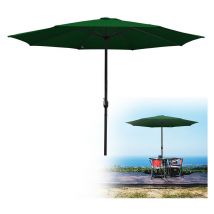 Parasol de jardin rond,protection uv jusqu'à UV30+,acve support,350cm,Vert - Tubiaz
