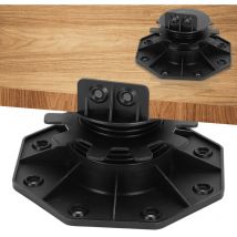 Tubiaz Plot réglable, périmètre dalle 30-60mm, Plot terrasse bois ou composite réglables, Carton de 10 plots