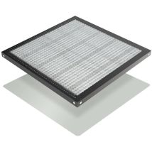 Tubiaz Table de travail en nid d'abeille Honeycomb Table nid d'abeille avec diverses machines à graver protection de bureau Noir 400 x 400 x 22 mm