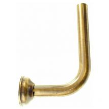 Tubo 90° Ø30 Con Rosone - Colore: Oro