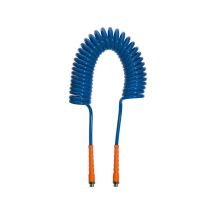 Riegler&co.kg - Tubo A Spirale Flessibile Pu Con Raccordi A Vite, Misure : 9,5 X 6,3 Mm, Raccord G 1/4 Pouces, Ø Di Spirale Esterno 60 Mm, Lunghezza :