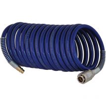 Tubo a spirale in nylon raccordato 8 x 6 - mt 15