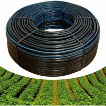 Ala Gocciolante ø 16 mm Passo 60 cm con Gocciolatore Doppio Foro, Rotolo da 400 mt, Tubo In Polietilene per Irrigazione a Goccia, Nero - Orto Facile