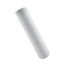 ALU-STAR tubo liso 500 125mm diametro , Tubo liso 125 ALU STAR Blanco 500 mm. - Aluminio. - Tamaño: 125 mm x 500 mm. - Blanco. - 450 g. - Conducto de