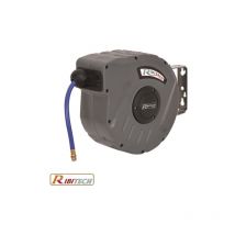 Ribitech - Tubo aria compressa con avvolgitubo automatico 9 + 1m