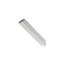 VDC - tubo armario cromado 25 x 15 oval 4 m - 25400