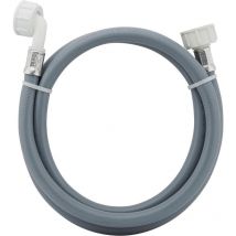 2535 - Tubo carico acqua Lavatrice e Lavastoviglie con curva 90°, attacco Universale 3/4 ' filetto ff - 250cm - Schläfer