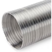 Tubo salida de humos de alumínio extensible de 110 x 5 m