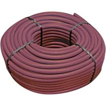Tubo Corrugato Isolante Marrone Ø20 Mm Con Tirafilo Rotolo Da 100 Metri Pvc Autoestinguente Tubifor 100-tf01020mt100