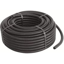 Tubo Corrugato Isolante Nero Ø16 Mm Con Tirafilo Rotolo Da 100 Metri Pvc Autoestinguente Tubifor 100-tf01016nt100