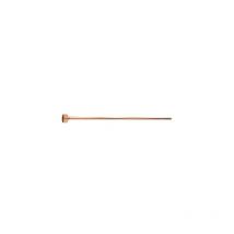 Tubo d. 10 con cartella e calotta g 1/2 Ramato pb